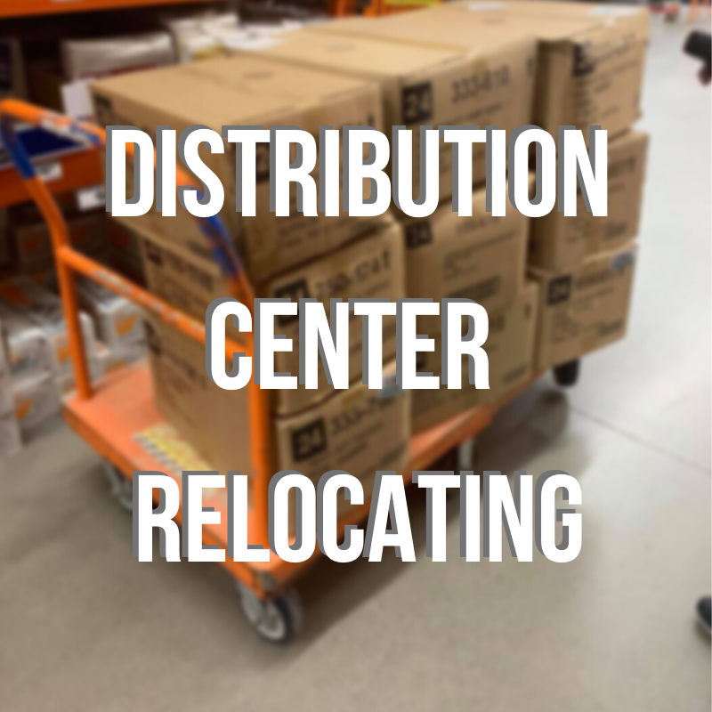 Distribution Center Relocating from Cookeville Community Center